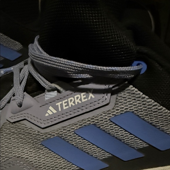 Adidas Terrex Blue and Black Men's Athletic Shoes - Picture 3 of 7